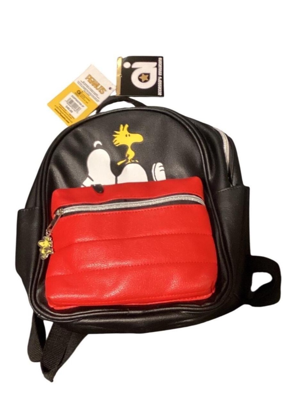 Peanuts Snoopy Woodstock Mini Backpack
Accessory Innovations Black Red NWT